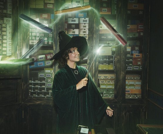 escape room Olivanders, La Tienda Mágica