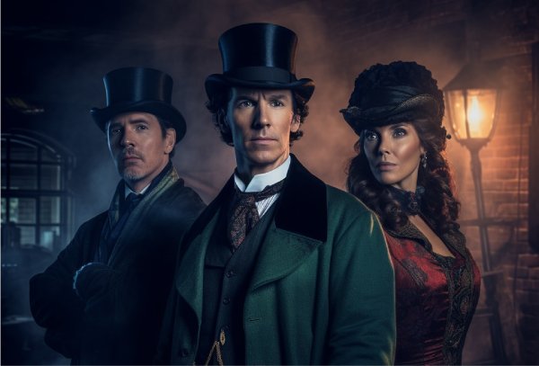 escape room Sherlock se Viste de Negro