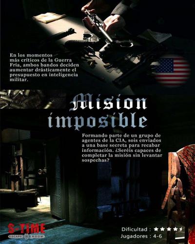escape room Misión Imposible